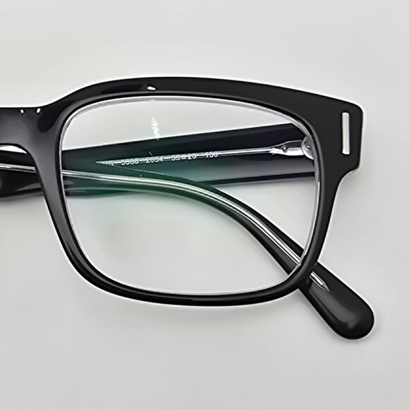 *SOLD* Ray-Ban RB5388 2034 Jeffrey Black on Transparent Eyeglasses Frame w/ Case - Picture 12 of 16